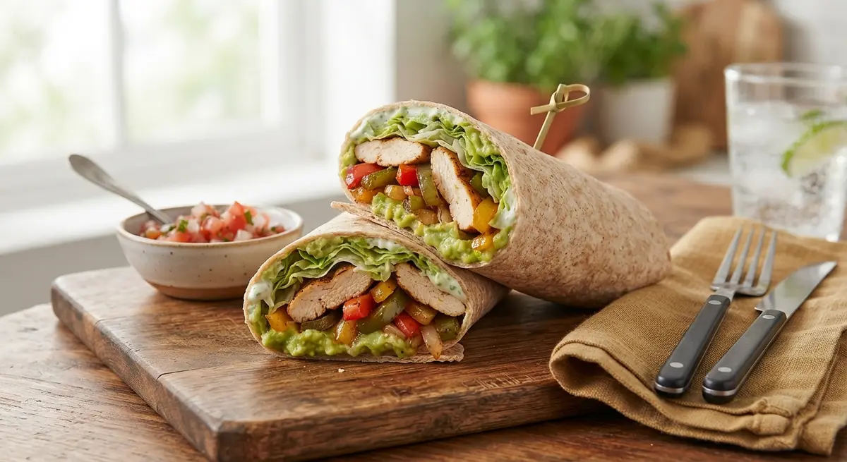 Chicken Fajita Wrap (Cold or Room Temp) Lunchbox